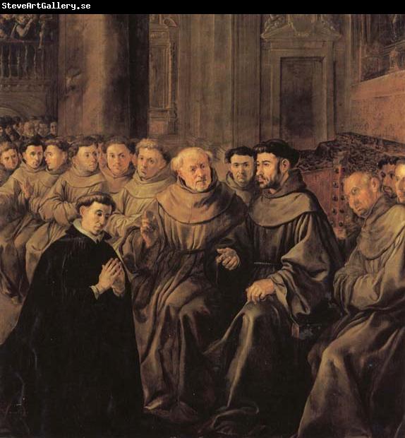 Francisco de herrera the elder St.Bonaventure Receiving the Habit of St.Francis